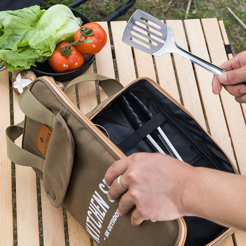 Camping Cooking Set With Bag - 8pcs 캠핑 주방 조리기구 세트 휴대용