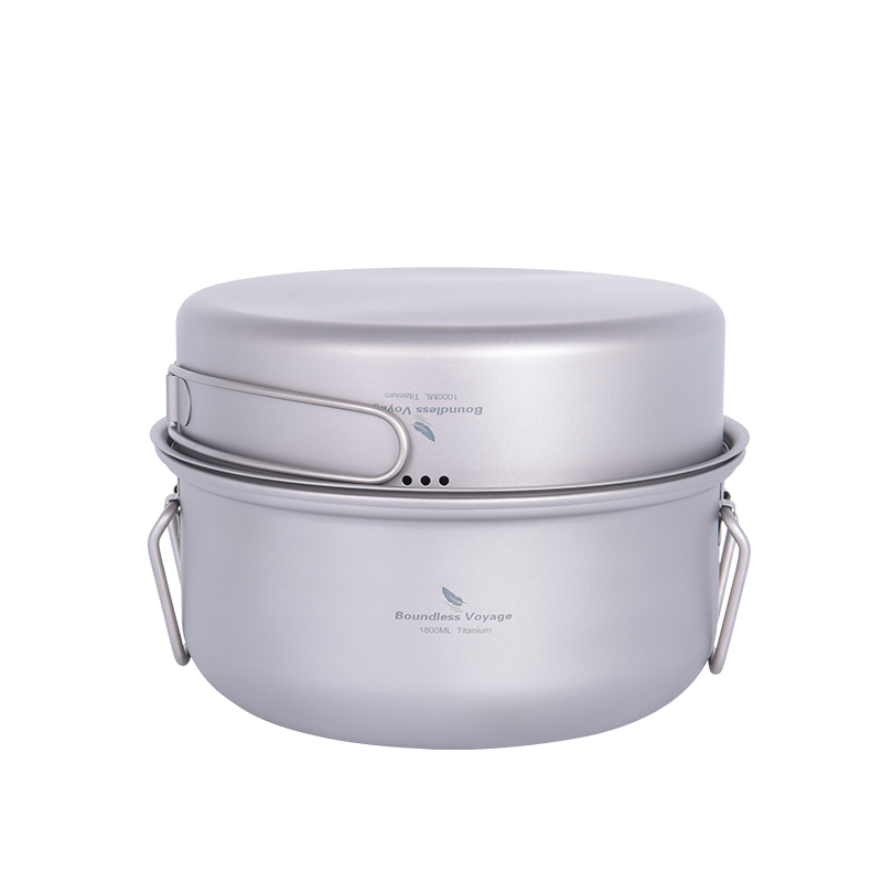 Camping Cooking Set - 바운드리스 보이저 티타늄 스티머 아웃도어 캠핑