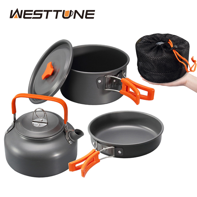 Camping Cooking Set - WESTTUNE 캠핑 조리기구 키트 알루미늄 야외