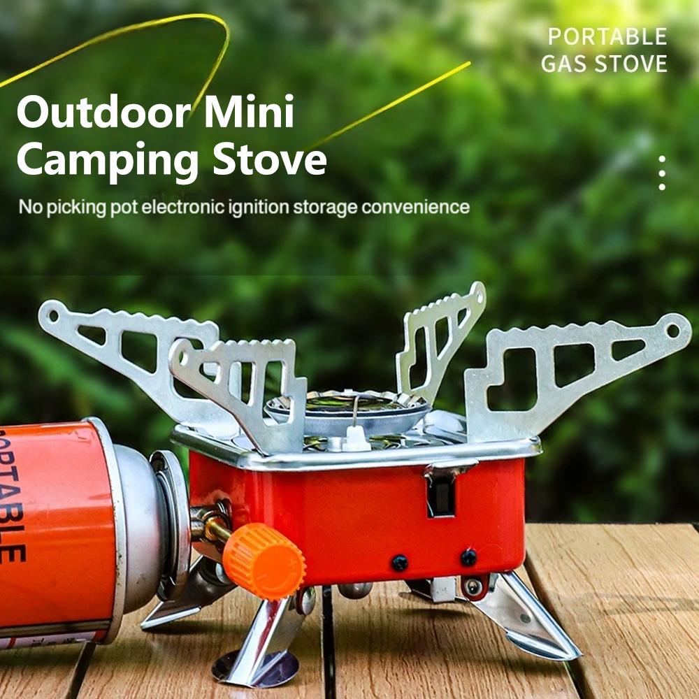 Camping Cooking Hob - 휴대용 버너 캠핑용 접이식 방풍 휴대용