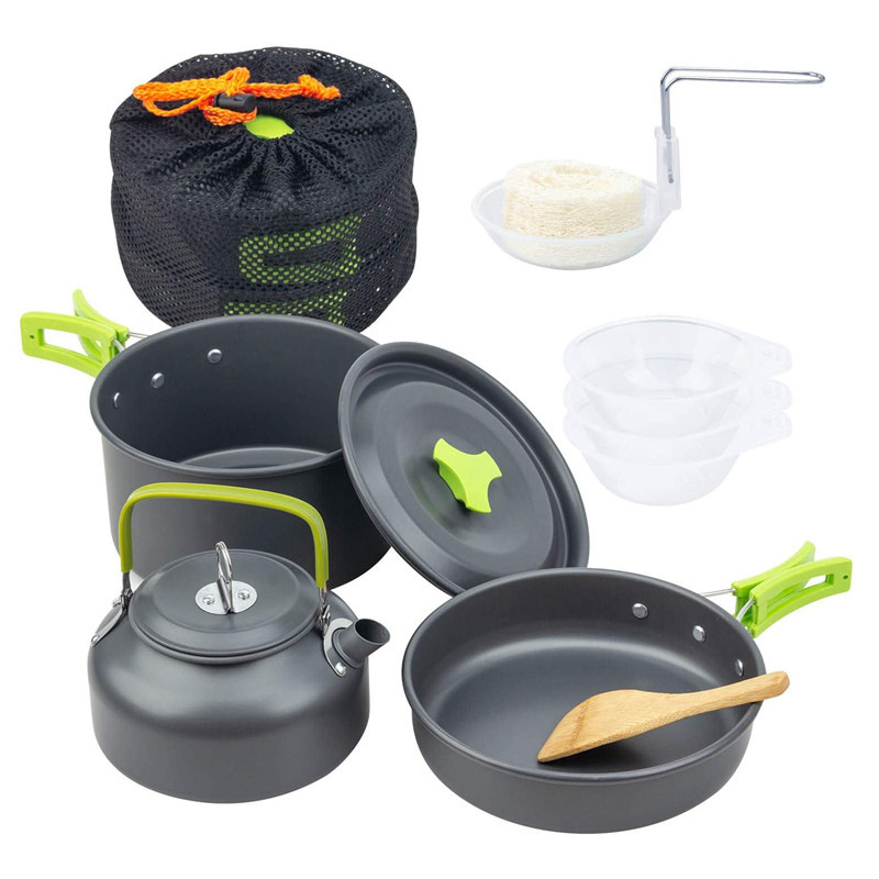 Camping Cooking Kit Box - 야외 캠핑 조리기구 키트 알루미늄 요리
