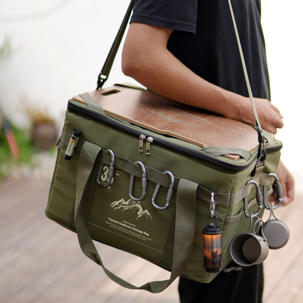36L 전술 피크닉 가방 방수 여행 정리함 테이블탑 휴 - Camping Cooking Set With Bag 리뷰 및 가격