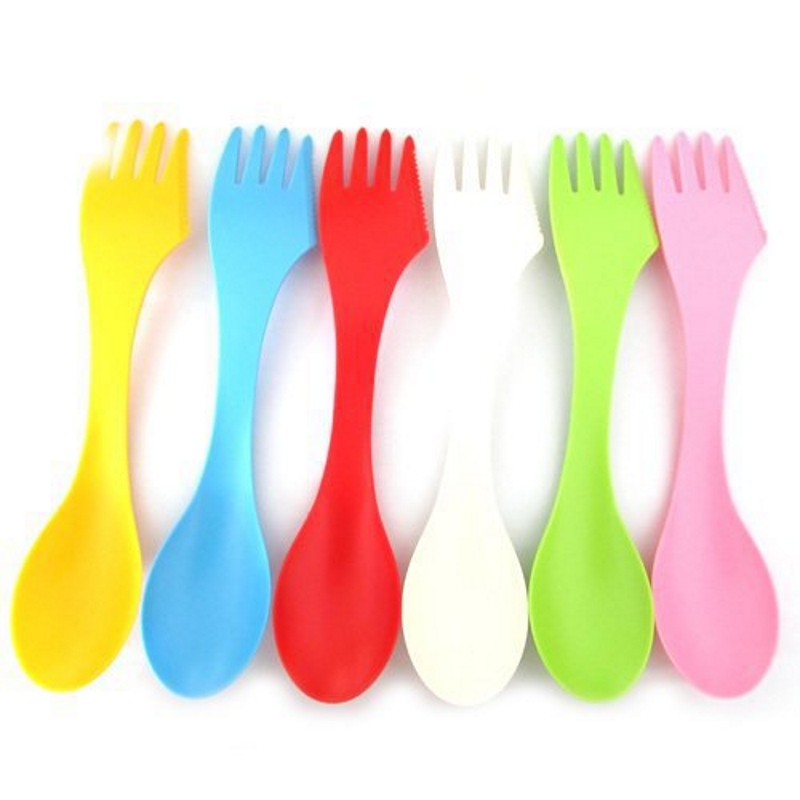 6PCS 3-in-1 캠핑 식기 세트 - 캠핑 하이킹  - Camping Cooking And Eating 리뷰 및 가격