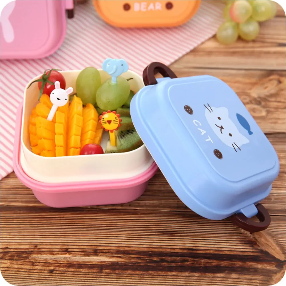 어린이 미니 귀여운 만화 음식 보관함 스쿨 휴대용 도시 - Camping Cooking Set 리뷰 및 가격