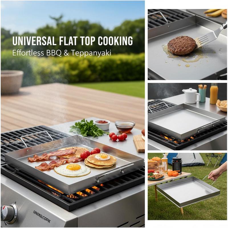 범용 플랫탑 그리들 18x16인치 캠핑, 테일게이팅 파 - Camping Cooking Hob 리뷰 및 가격