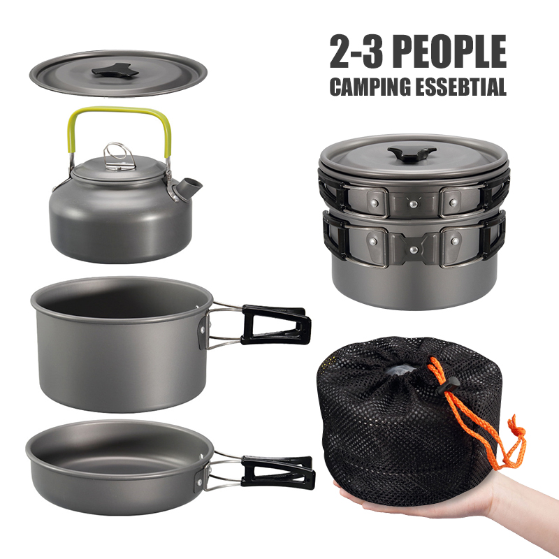 WESTTUNE 캠핑 조리기구 키트 알루미늄 야외 휴대 - Camping Cooking Set 리뷰 및 가격