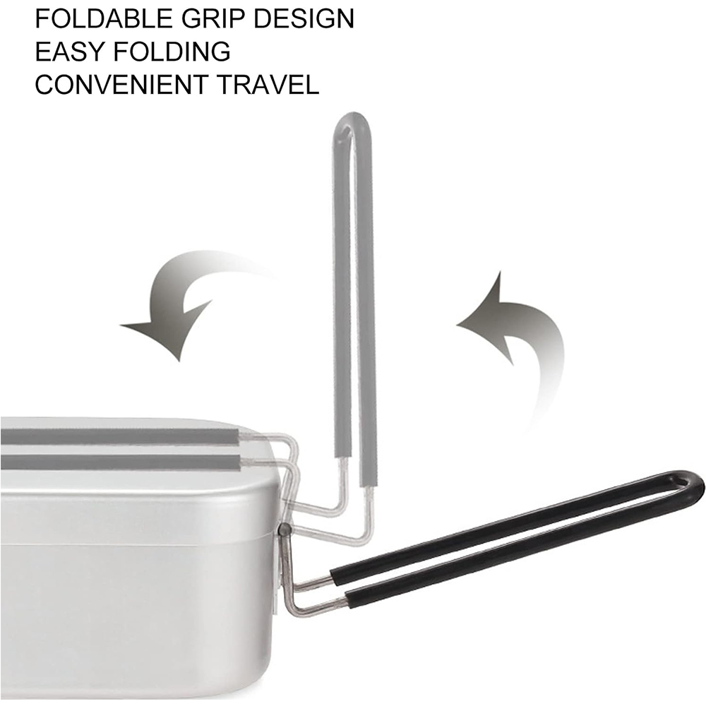 800ML 알루미늄 도시락 상자 야외 캠핑 조리기구 식 - Camping Cooking Set 리뷰 및 가격