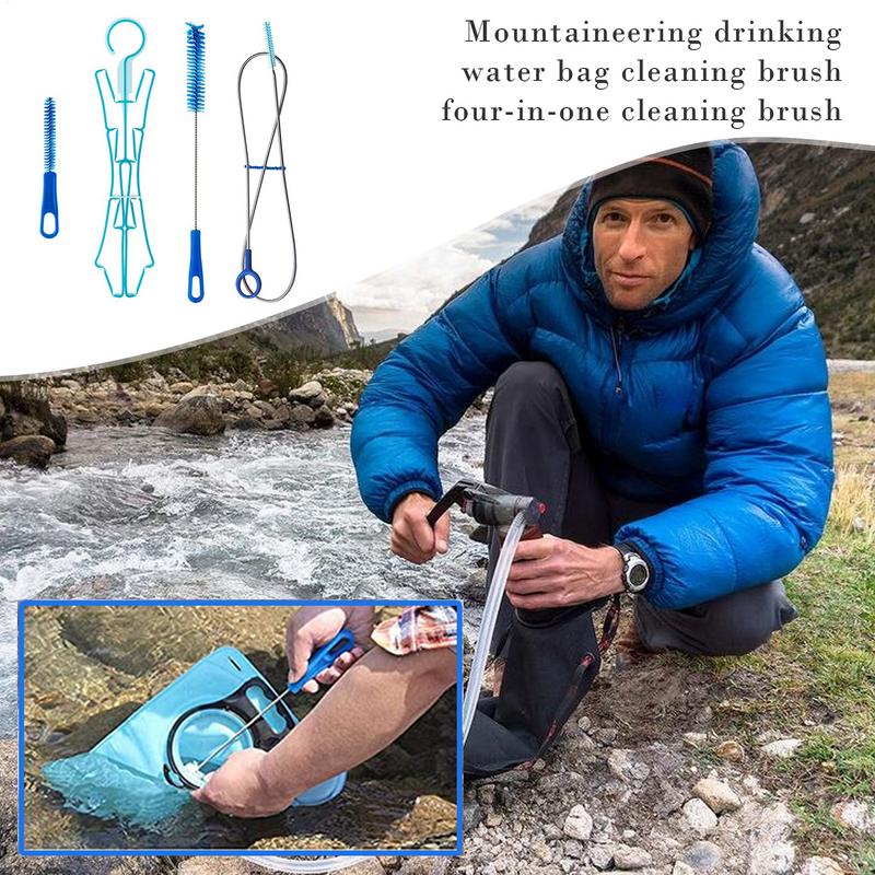 물 수화 방광 청소 브러시 ​​키트 플라스틱 야외 식수 - Camping Cooking Set With Bag 리뷰 및 가격