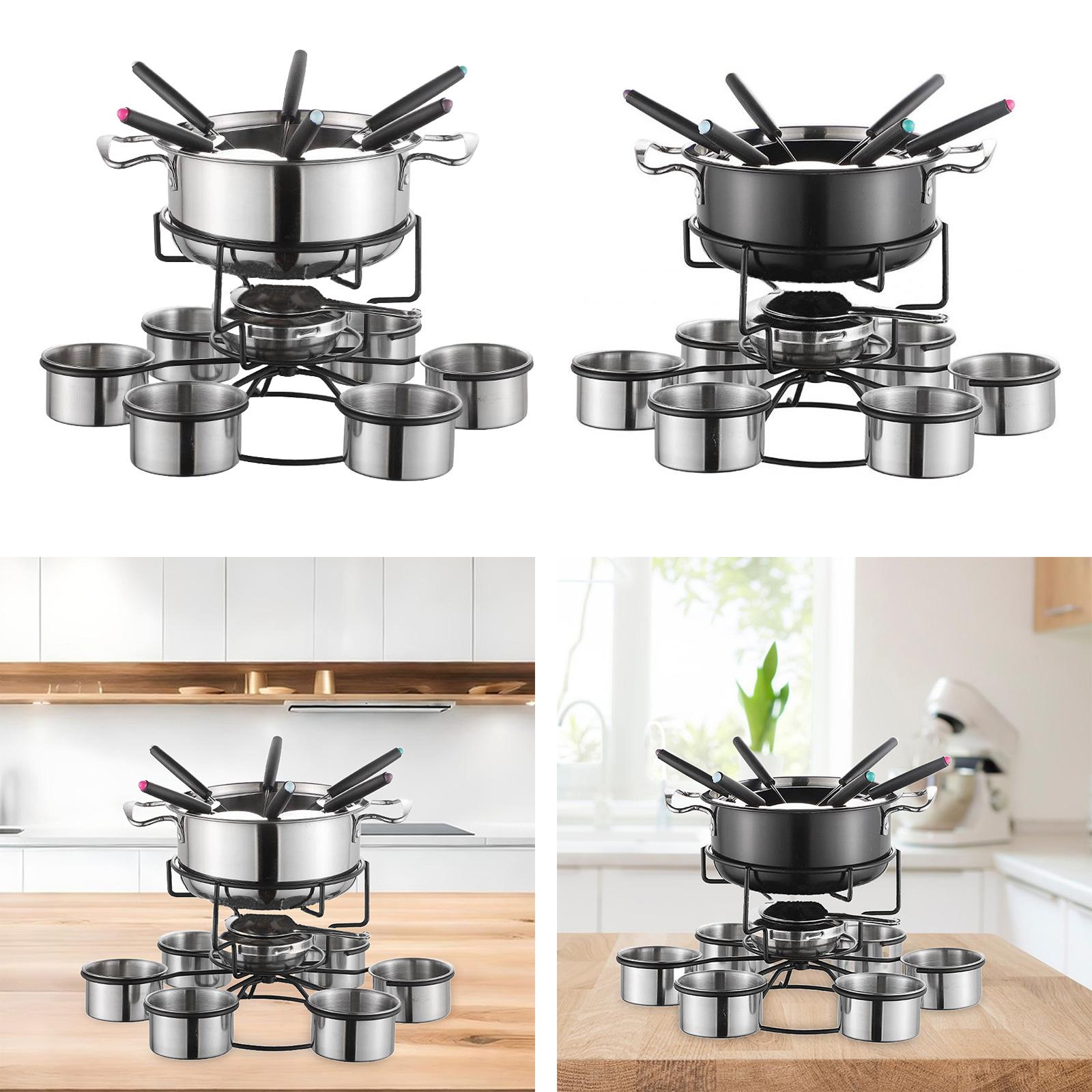 퐁듀 냄비 세트 요리 스토브 두꺼운 다기능 안정적인 멜 - Camping Cooking Set 리뷰 및 가격