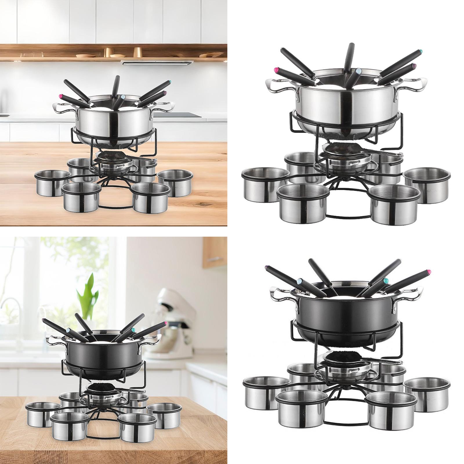 퐁듀 냄비 세트 요리 스토브 두꺼운 다기능 안정적인 멜 - Camping Cooking Set 리뷰 및 가격