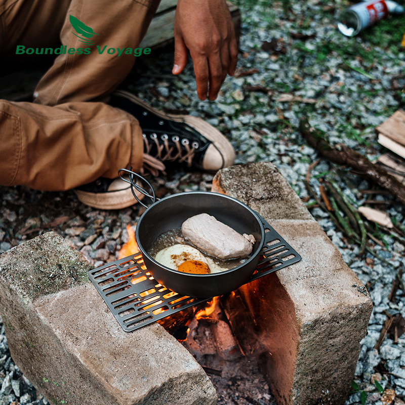 무한 항해 야외 캠핑 티타늄 숯불 바베큐 그릴 플레이트 - Camping Cooking Hob 리뷰 및 가격